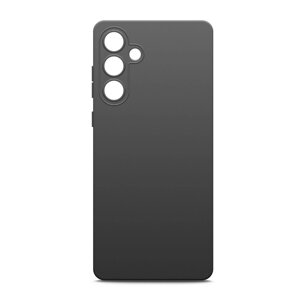 Чехол BoraSCO для Samsung Galaxy S24+матовый, силикон, черный