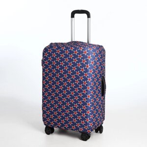 Чехол для чемодана 24'цвет синий/красный