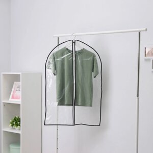 Чехол для одежды LaDоm, 60x90 см, PEVA, прозрачный