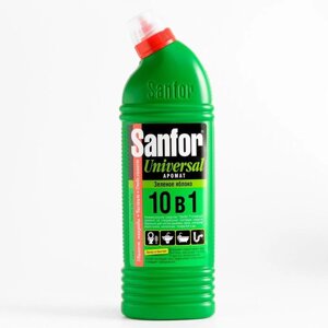 Чистящее средство Sanfor 'Зеленое яблоко'антимикробный, гель, универсальное, 750 мл