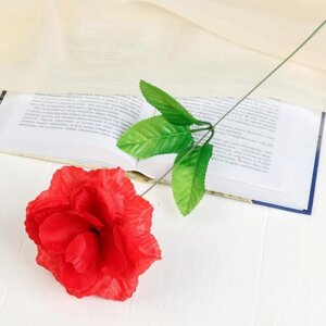 Цветы искусственные 'Роза красная' 40 см (комплект из 10 шт.)
