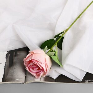 Цветы искусственные 'Роза Вивальди' d-7 50 см, розовый