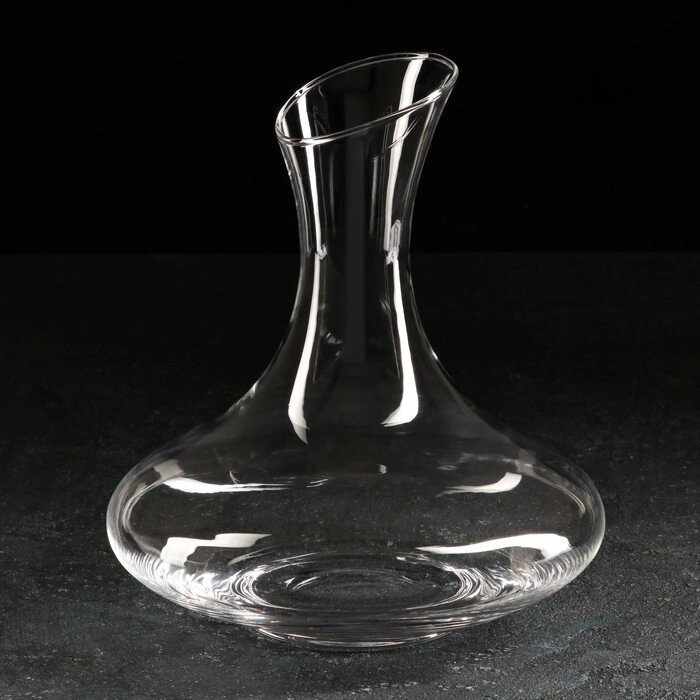 Декантер Bohemia Crystal 'Кристалл', стеклянный, 1,2 л от компании Интернет-магазин "Flap" - фото 1