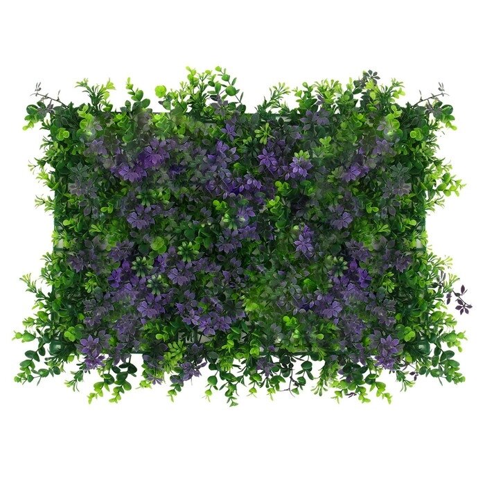 Декоративная панель, 60 x 40 см, 'Фиолетовые листы', Greengo от компании Интернет-магазин "Flap" - фото 1