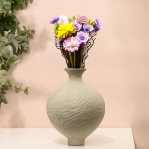 Декоративная ваза 'Art'цвет белый