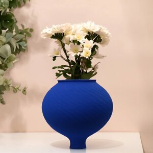 Декоративная ваза 'Лаура'цвет синий