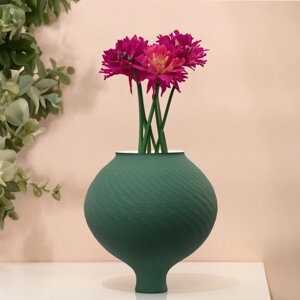 Декоративная ваза 'Толедо'цвет нефритовый