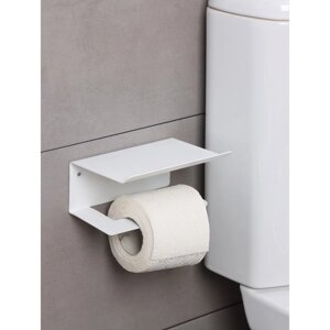 Держатель для туалетной бумаги ЛОФТ, 160x110x85 мм, цвет белый