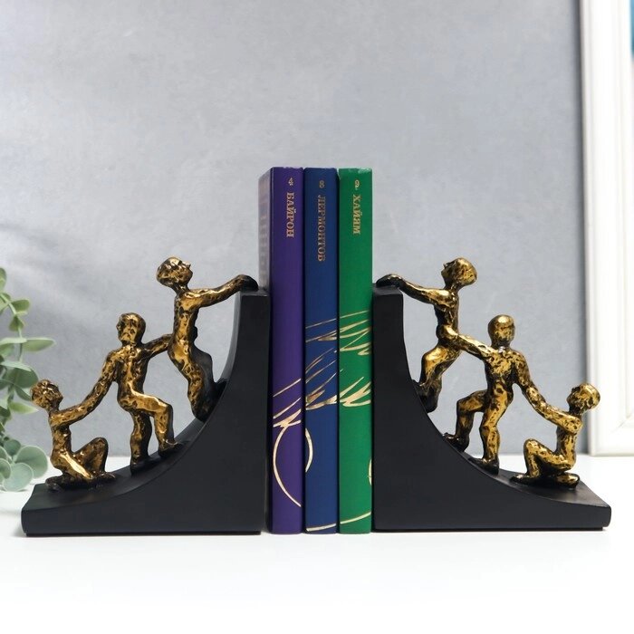 Держатели для книг 'Скованные одной цепью' набор 2 шт 14,5х8,2х12,8 см от компании Интернет-магазин "Flap" - фото 1