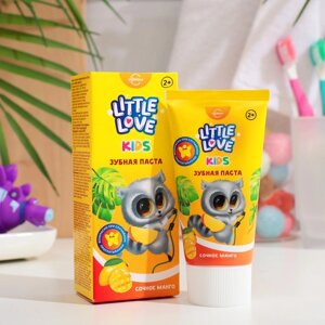 Детская зубная паста Little Love сочное манго 2+62 мл