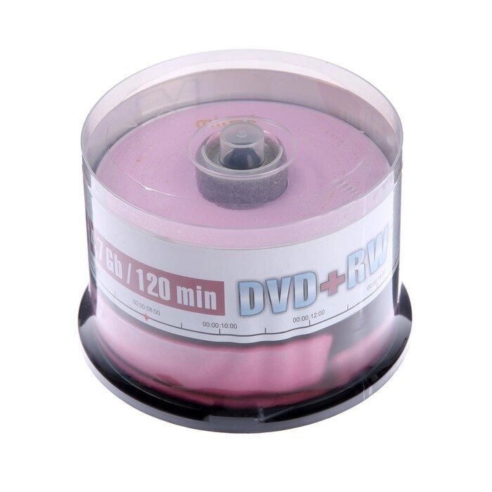 Диск DVD+RW Mirex Brand, 4x, 4.7 Гб, Cake Box, 50 шт от компании Интернет-магазин "Flap" - фото 1