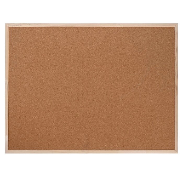 Доска пробковая 100х150 см, Calligrata, в деревянной раме от компании Интернет-магазин "Flap" - фото 1