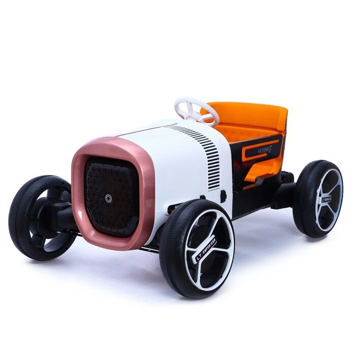Электромобиль 'Ретро', 2 мотора, цвет оранжевый от компании Интернет-магазин "Flap" - фото 1