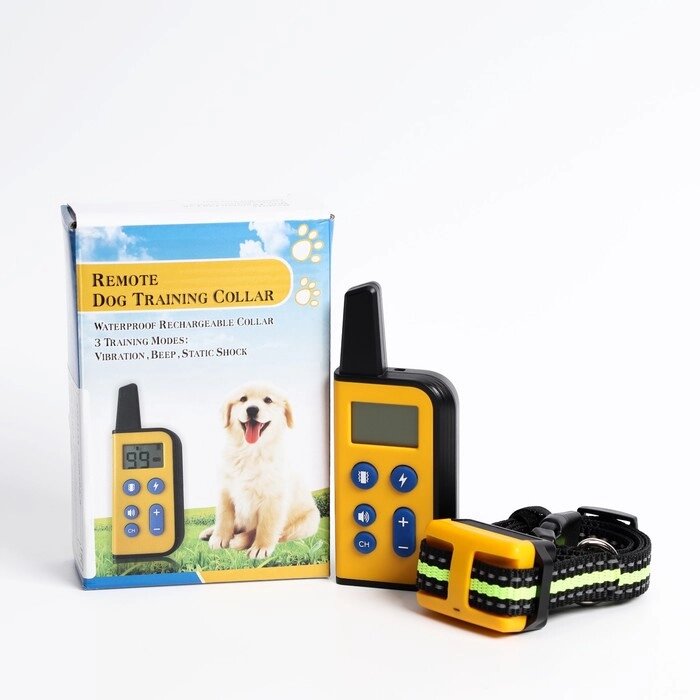 Электронный ошейник 663 для собак, дрессировочный, водонепроницаемый, до 550 м от компании Интернет-магазин "Flap" - фото 1