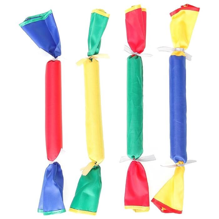Эстафететные палочки 'Конфеты', 4 шт., длина 25 см, цвета МИКС от компании Интернет-магазин "Flap" - фото 1