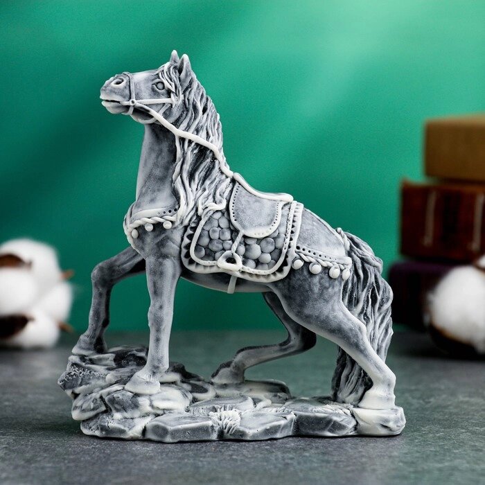Фигура 'Богатырский Конь в сбруе' 13см от компании Интернет-магазин "Flap" - фото 1