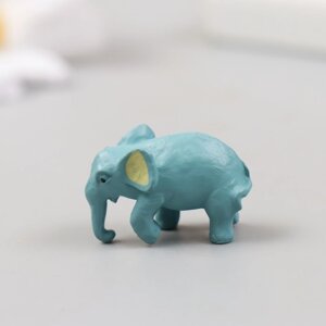 Фигурка для флорариума полистоун 'Голубой слон' 1х2,5х1,5 см (комплект из 2 шт.)