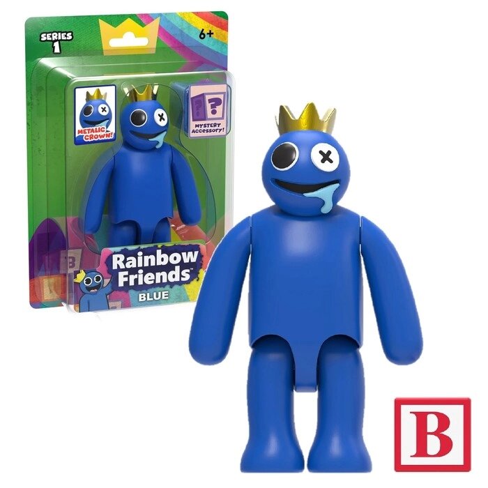 Фигурка Roblox Rainbow Friends Blue, 15 см, 6+ от компании Интернет-магазин "Flap" - фото 1