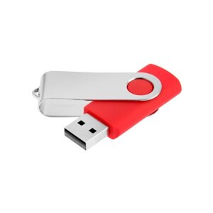 Флешка L 104 R, 32 ГБ, USB2.0, чт до 25 Мб/с, зап до 15 Мб/с, красная