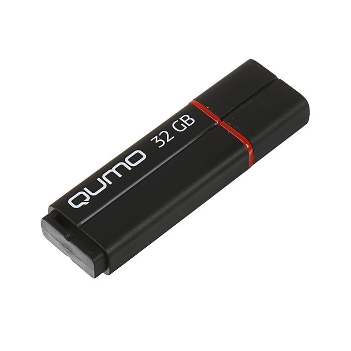 Флешка Qumo Speedster 3.0, 32 Гб, USB3.0, чт до 140 Мб/с, зап до 40 Мб/с, черная от компании Интернет-магазин "Flap" - фото 1