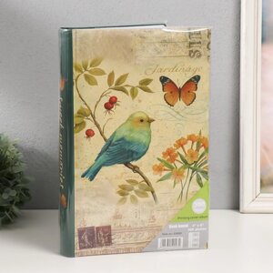 Фотоальбом на 300 фото 10х15 см 'Птица на ветке с ягодами' бумажные листы 4,3х21,5х32,3 см