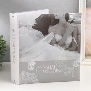 Фотоальбом на 50 магнитных листов 23х28 см, на кольцах 'sensual wedding 1'