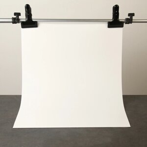 Фотофон для предметной съёмки 'Белый' ПВХ, 50 х 70 см