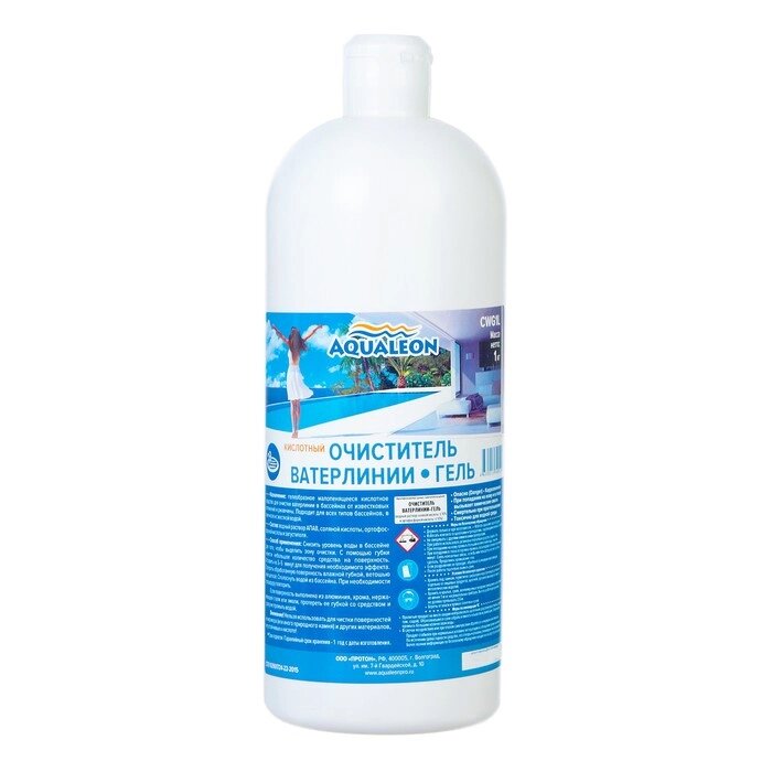 Гель очиститель ватерлинии Aqualeon (кислотный), 1 л (1 кг) от компании Интернет-магазин "Flap" - фото 1