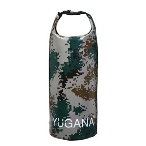 Гермомешок YUGANA, ПВХ, водонепроницаемый 20 литров, один ремень, камуфляж