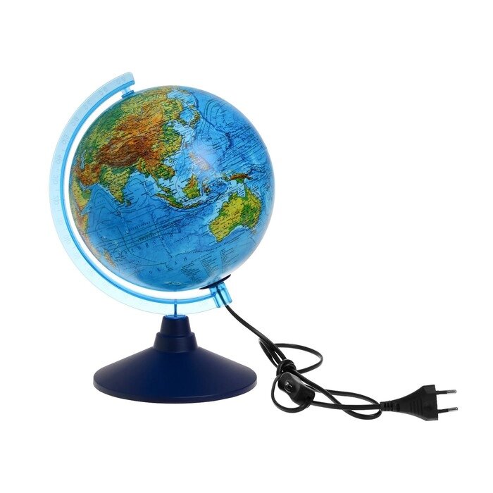 Глобус физико-политический 'Глобен', интерактивный, диаметр 210 мм, с подсветкой, с очками от компании Интернет-магазин "Flap" - фото 1
