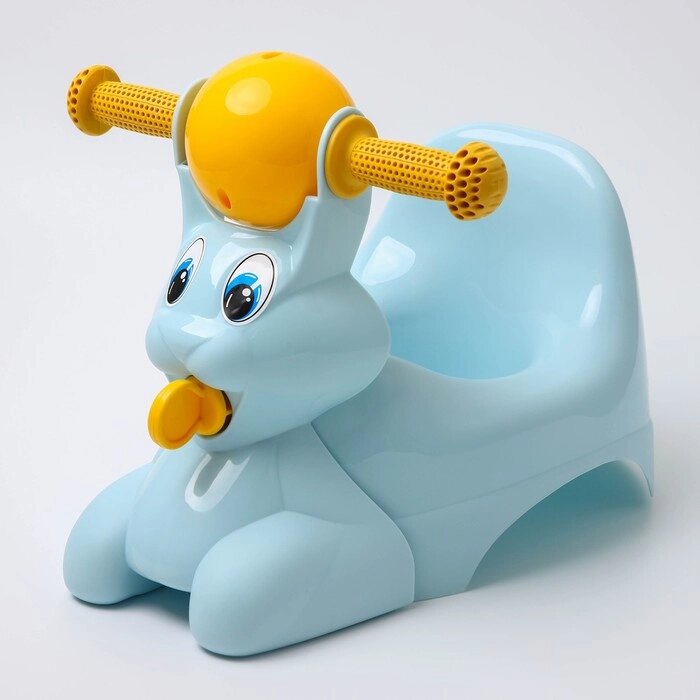 Горшок детский в форме игрушки 'Зайчик Lapsi', цвет голубой от компании Интернет-магазин "Flap" - фото 1