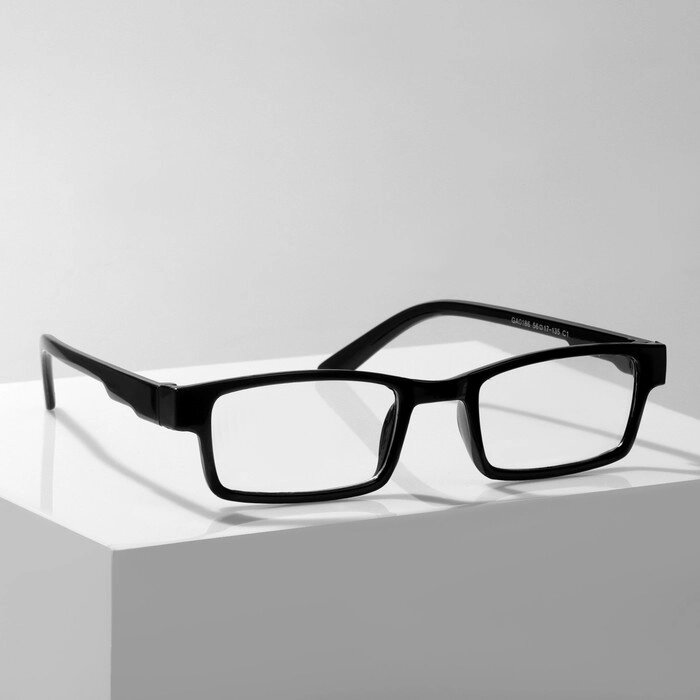 Готовые очки GA0186 (Цвет C1 черный диоптрия 2,5тонировка Нет) от компании Интернет-магазин "Flap" - фото 1