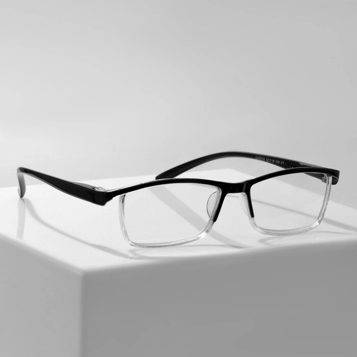 Готовые очки GA0516 (Цвет C1 чёрный, прозрачный диоптрия + 3,5 тонировка Нет) от компании Интернет-магазин "Flap" - фото 1