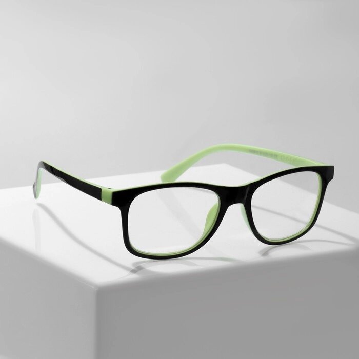 Готовые очки GA0519 (Цвет C1 чёрный, зелёный диоптрия + 2 тонировка Нет) от компании Интернет-магазин "Flap" - фото 1