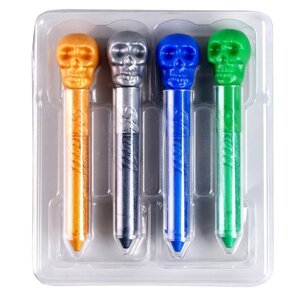 Грим-карандаш для лица и тела 'Череп'набор 4 цвета, в пакете