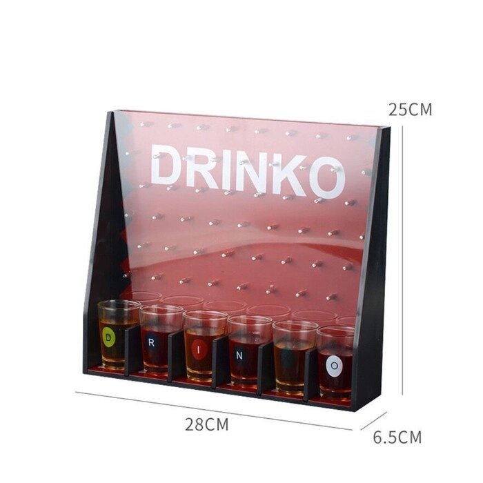 Игра 'Drinko', 6 стопок, 26 х 28 см от компании Интернет-магазин "Flap" - фото 1