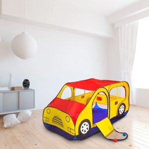 Игровая палатка 'Авто'цвет красно-желтый