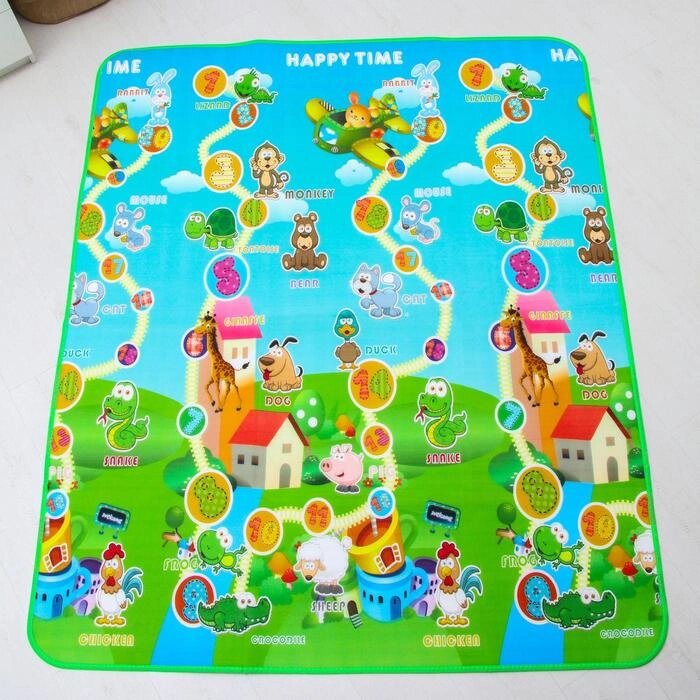 Игровой коврик для детей на фольгированной основе 'Весёлый счёт', размер 180х150x0,5 см, Крошка Я от компании Интернет-магазин "Flap" - фото 1