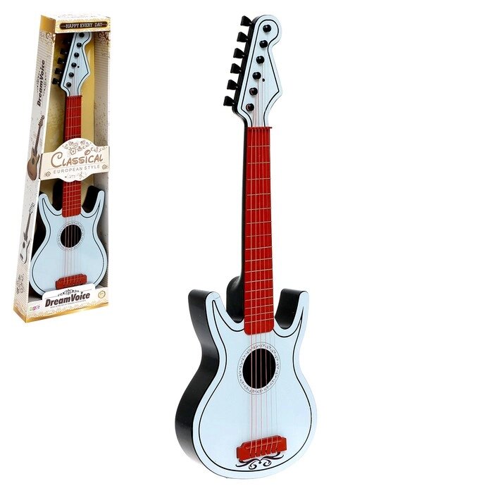 Игрушка музыкальная 'Гитара', 6 струн, цвета МИКС от компании Интернет-магазин "Flap" - фото 1