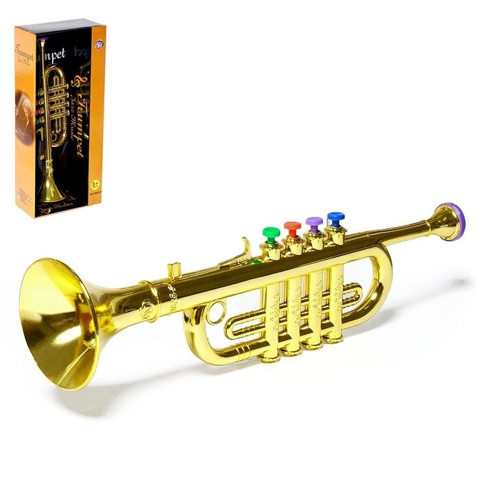 Игрушка музыкальная 'Труба', цвета МИКС от компании Интернет-магазин "Flap" - фото 1