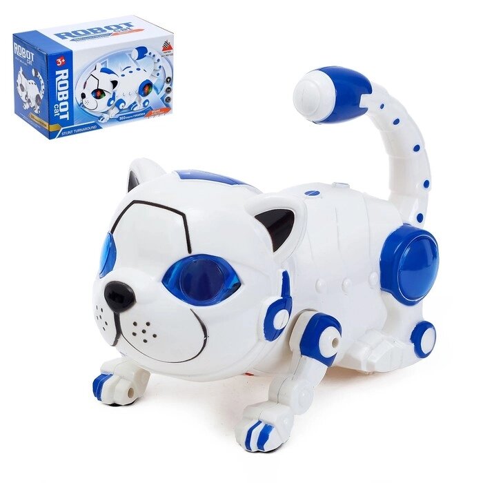 Игрушка-робот 'Кошка', работает от батареек, световые и звуковые эффекты, МИКС от компании Интернет-магазин "Flap" - фото 1