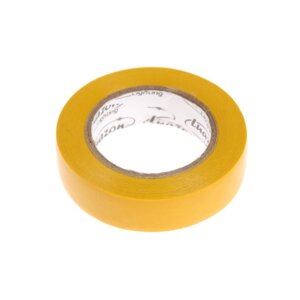Изолента Luazon Lighting, ПВХ, 15 мм х 10 м, 130 мкм, желтая