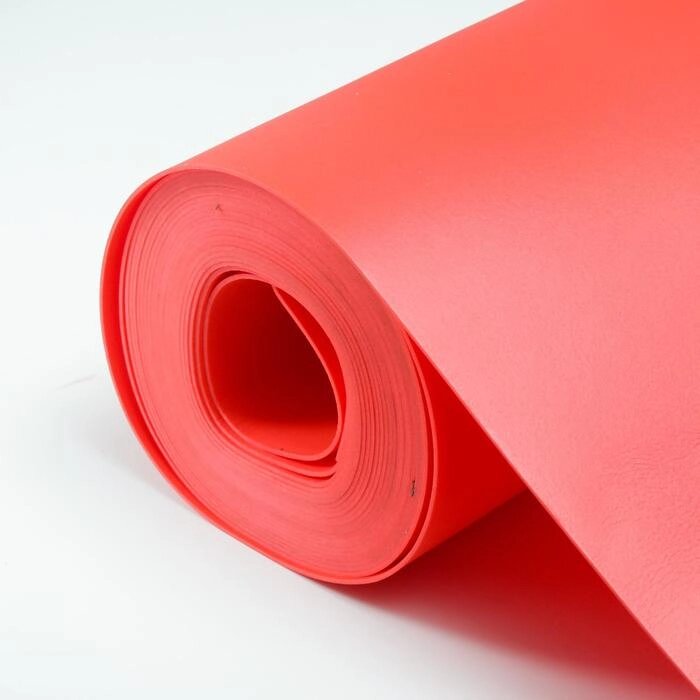 Изолон для творчества красный 2 мм, рулон 0,75х10 м от компании Интернет-магазин "Flap" - фото 1