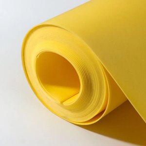 Изолон для творчества жёлтый 2 мм, рулон 0,75х10 м