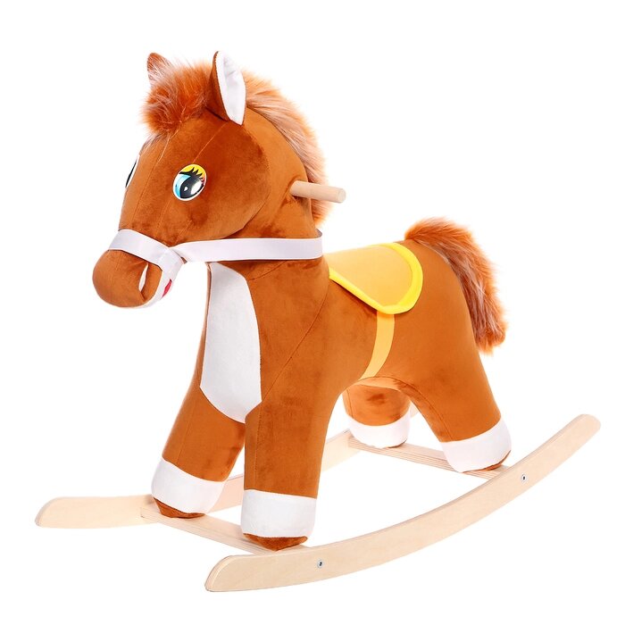 Качалка 'Лошадь', цвет коричневый от компании Интернет-магазин "Flap" - фото 1