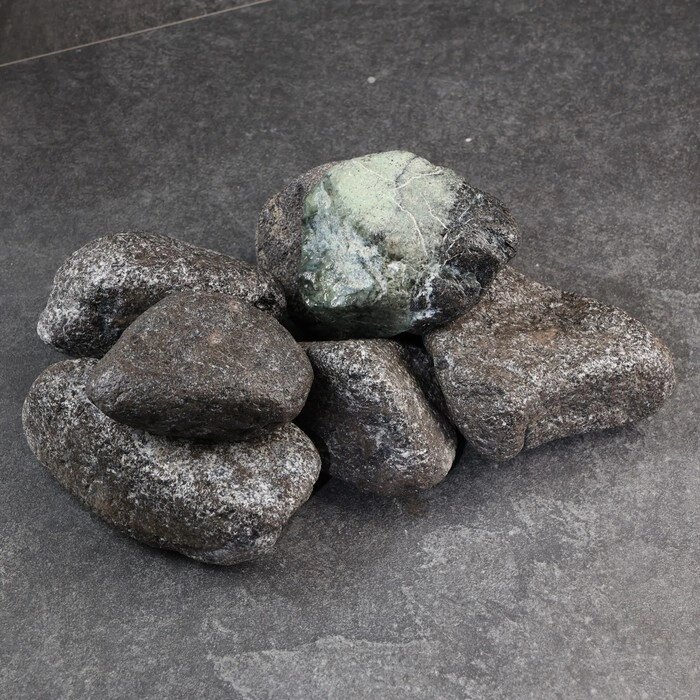 Камень для бани 'Хромит' галтованный 20 кг от компании Интернет-магазин "Flap" - фото 1