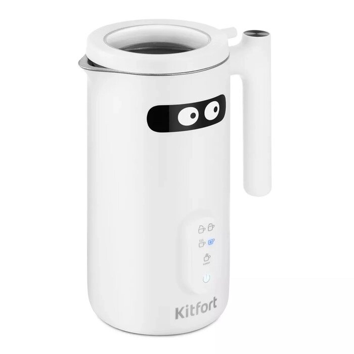 Капучинатор Kitfort КТ-775, 500 Вт, 0.5 л, 5 режимов, белый от компании Интернет-магазин "Flap" - фото 1