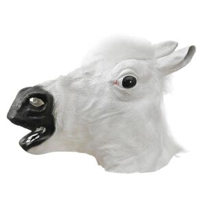 Карнавальная маска 'Лошадь'цвет белый