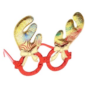 Карнавальные очки 'Радужные рожки'