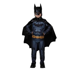 Карнавальный костюм 'Бэтмэн' без мускулов, сорочка, брюки, маска, плащ, р. 122-64